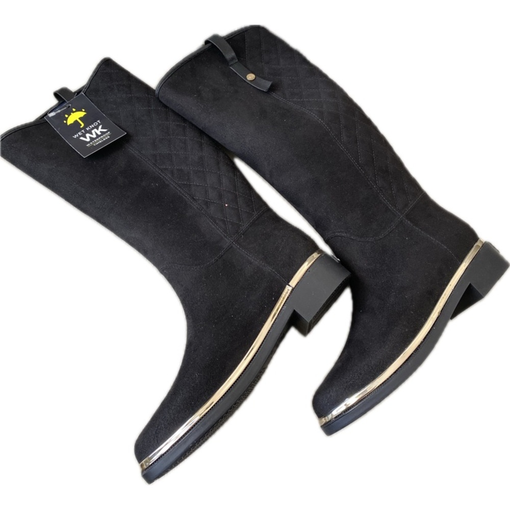 WET KNOT Black Boots